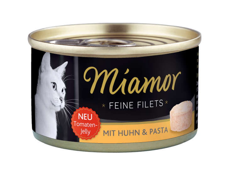 Miamor Katzen Nassfutter Feine Filets Huhn & Pasta in Tomaten Jelly